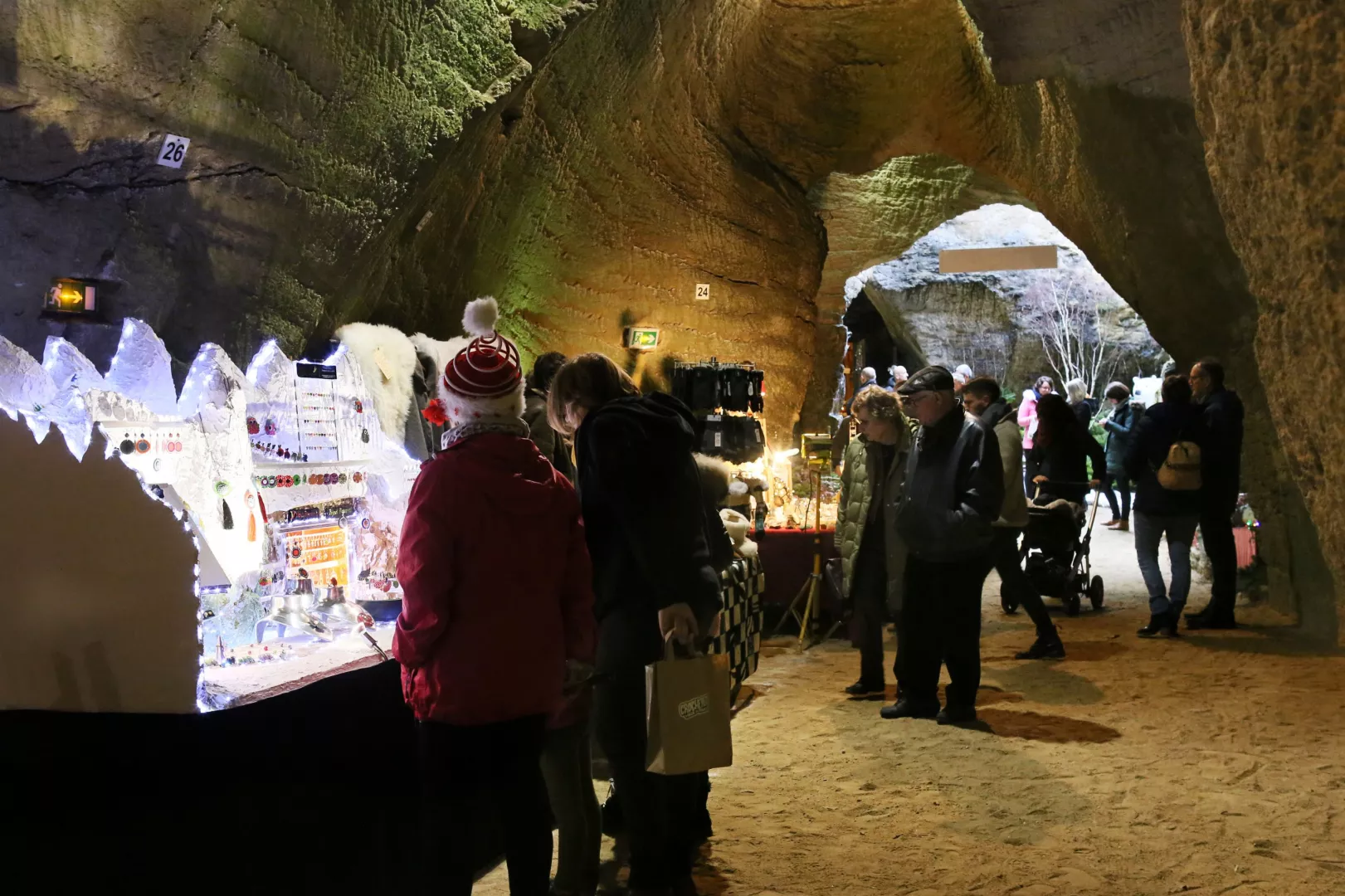 Marché de Noël en troglo de Doué en Anjou DOUE EN ANJOU Du 7 déc