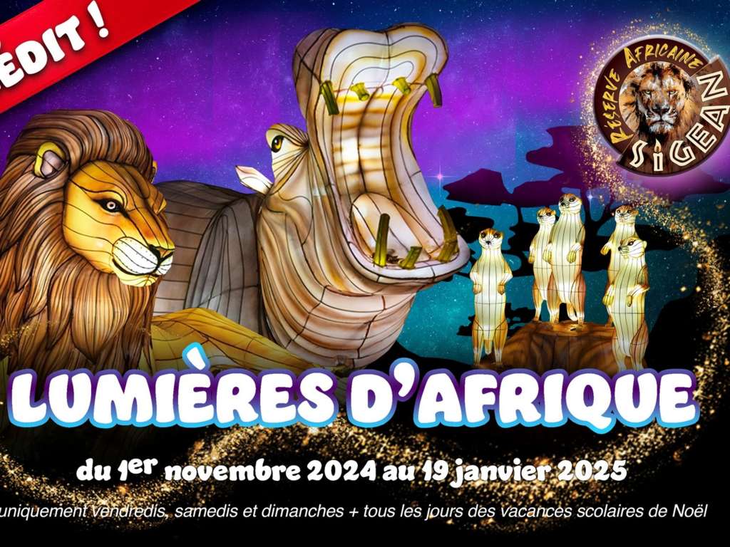 LUMIÈRES D AFRIQUE UN NOUVEAU MONDE S OUVRE À VOUS agenda Sigean