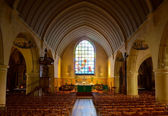 Nef de l'église Saint Pierre d'Ancenis