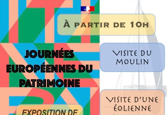 Affiche Fête Européenne du Patrimoine 2024 recto