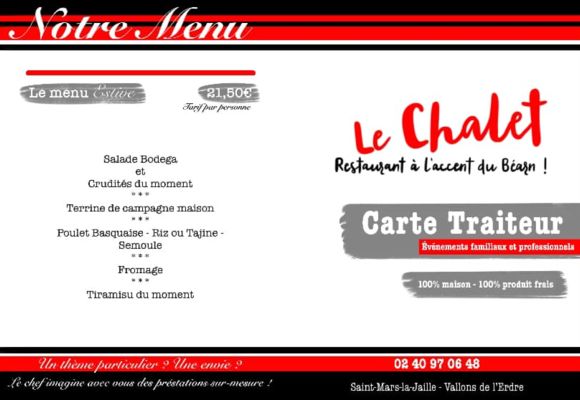 Menu Traiteur