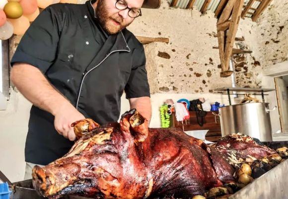 cochon grillé