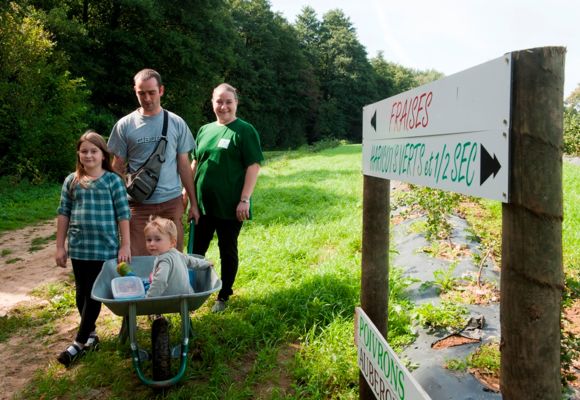 Cueillette en famille Verger du Bois Macé