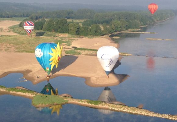 Vol en Montgolfières, Ciel de Loire, Oudon