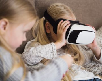 Réalité virtuelle à la Médiathèque - Traineau du Père Noël