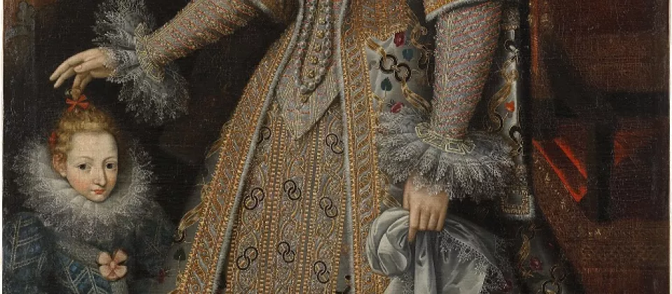 Franz Pourbus (copie d'après), Portrait de l'archiduchesse Isabelle Claire Eugénie, vers 1595-1605_1 - © Musée Tessé, Le Mans