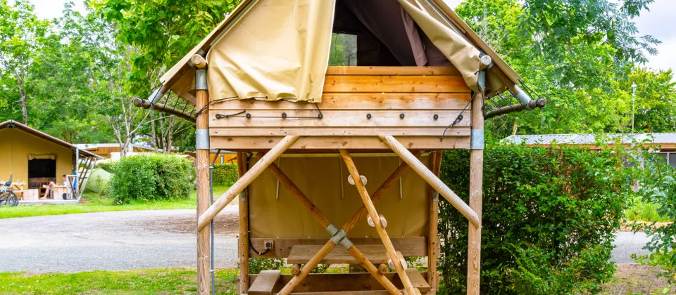 Tente bivouac Camping Les Voiles d'Anjou Yellow! Village - ©Regine Lemarchand