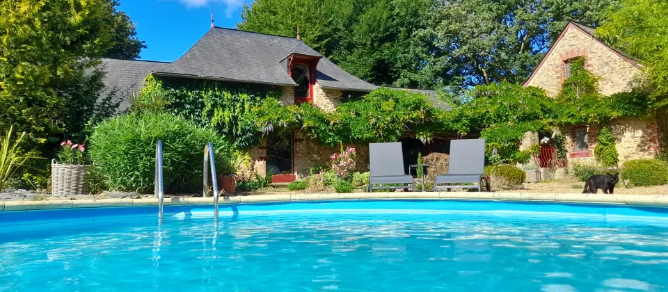 Domaine de Vaufleury - La piscine - ©S. BRACHET