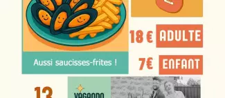 Soirée Moules Frites - sermaise