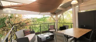 Gîte De Pont au Vieux Briollay - Terrasse couverte_1