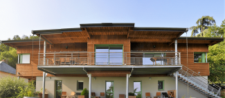 Chambres d'hôtes Le Belvédère de Loire - Maison d'hôtes Facade face à la Loire-terrasses privatives_1