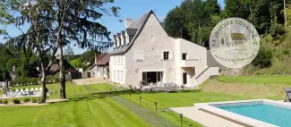 Gite La Joyeuse Cousinade - Extérieur parc et façade_1