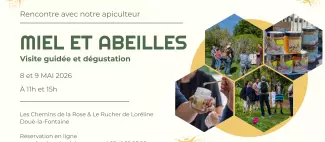 Affiche Visite Guidée Miel et Abeilles - _1
