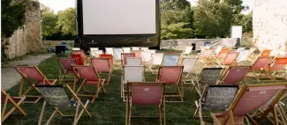 Vignobles en scène au Château de la Durandière : soirée cinéma dans les vignes_Montreuil-Bellay - _1