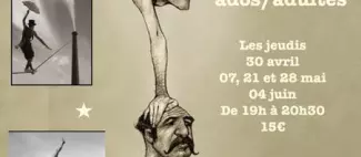 Stage cirque ados adultes Jarze 2026