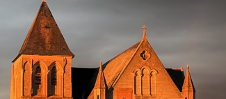 La collégiale saint-Aubin de Blaison