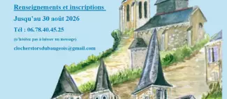 Sur la route des Clochers Tors - Affiche