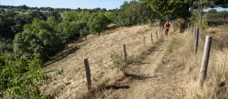 Le Trail des Moulins au niveau du Moulin de Bene