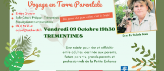 Conférence / Spectacle « Voyage en terre parentale » – Etre parent d’un jeune enfant c’est la Jungle! De et par Isabelle Pénin de la structure Question de Famille_1
