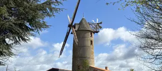 extérieur printemps paysage Moulin epinay visite en famille