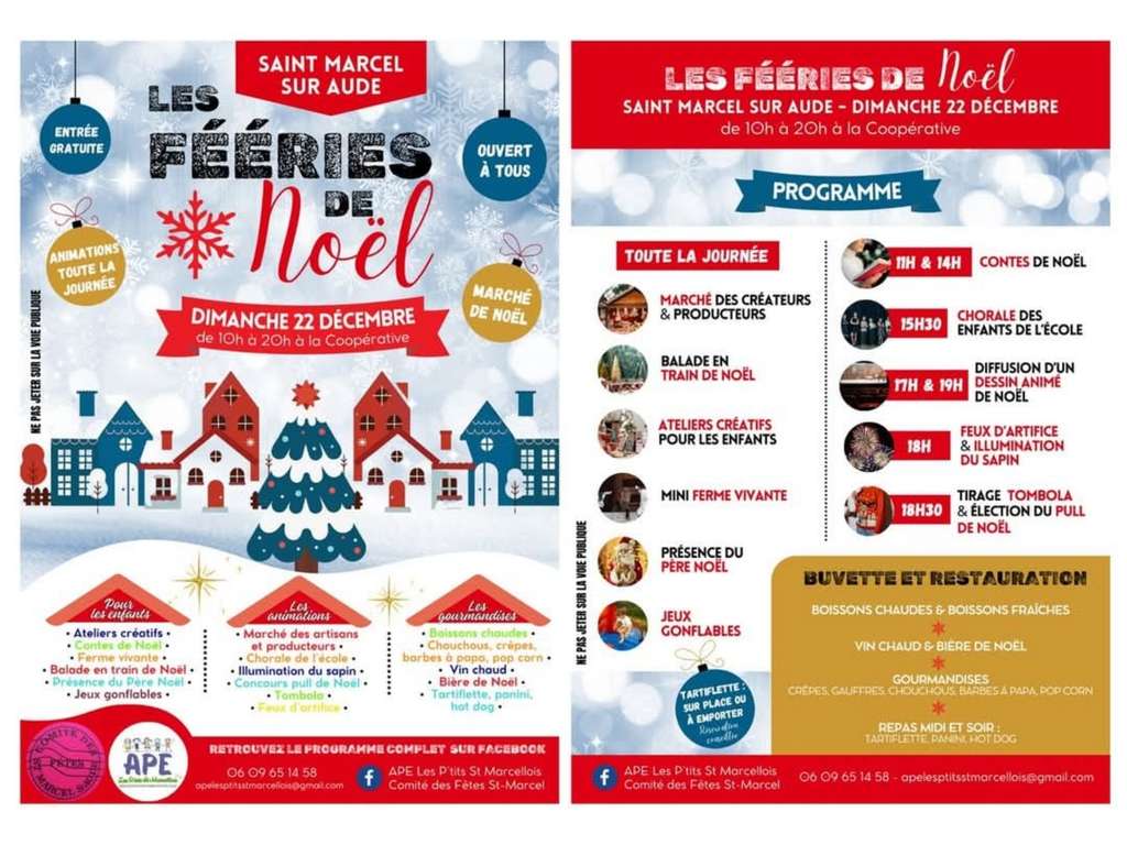 Les Feeries de Noel St Marcel