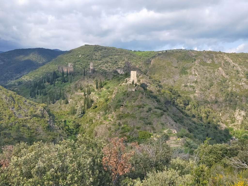 Belvédère des châteaux de Lastours