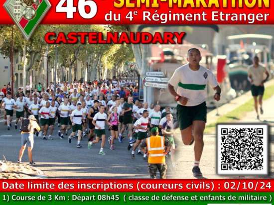 46 ÈME SEMI-MARATHON DU 4 ÈME RÉGIMENT ÉTRANGER