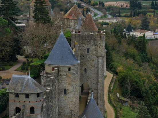 Château-Remparts-Carcassonne-remparts-ouest@C.Jeanjean-CMN