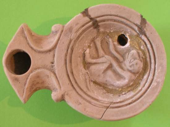 Lampe à huile gallo romaine Musée