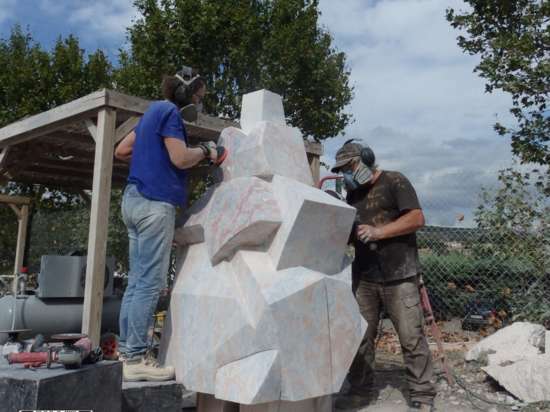 CAUNES FÊTE SON MARBRE : SYMPOSIUM DE SCULPTURES EN DIRECT Du 18 au 29 sept 2024