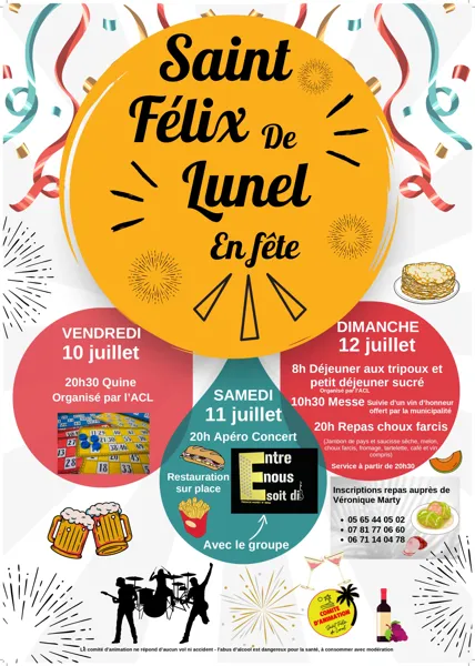 Fête de Saint Félix-de-Lunel