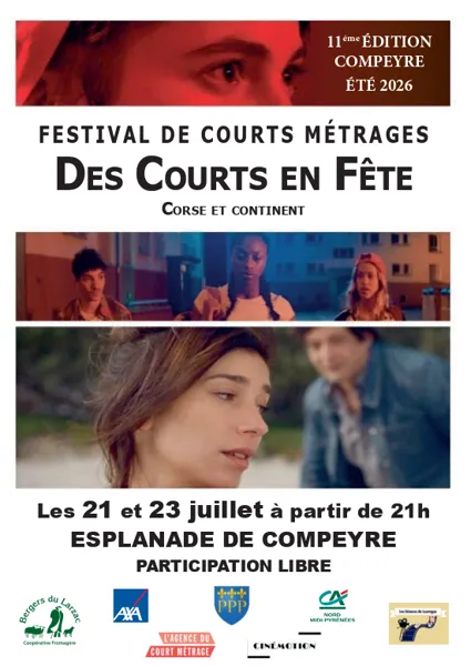 festival de courts en fête - courts-métrages projetés en plein air