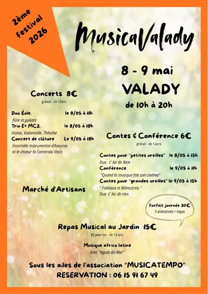 Festival MusicaValady - 2ème édition