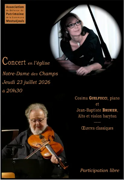 Concert de musique classique à Notre Dame des Champs