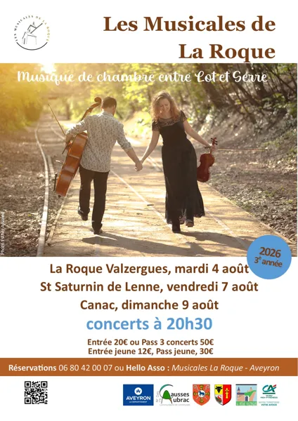 Les Musicales de La Roque en l'église de Saint Saturnin de Lenne