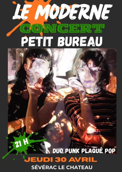 Concert - Petit bureau au Café Moderne