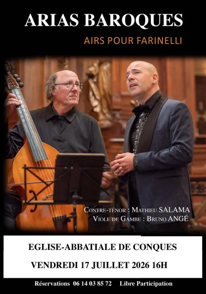 Concert ARIAS BAROQUES - Airs pour Farinelli