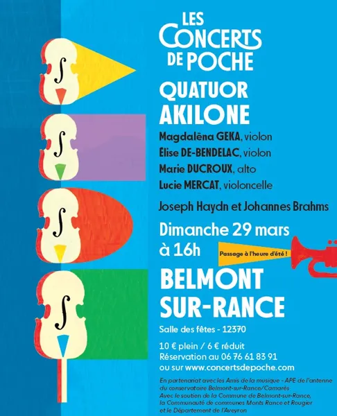 Les Concerts de Poche - Quatuor Akilone