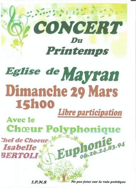 Concert de printemps