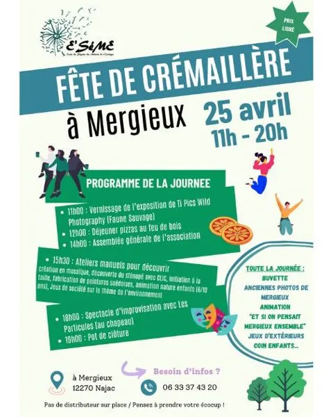 Fête de Crémaillère à Mergieux