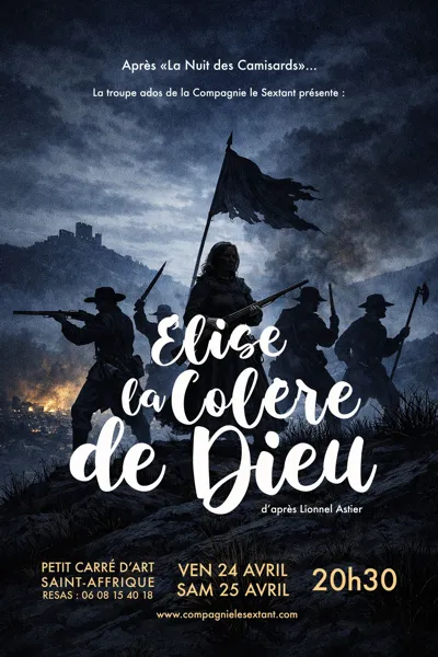 Théâtre : Elise, la colère de Dieu