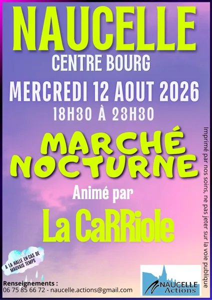 Marché nocturne Naucelle