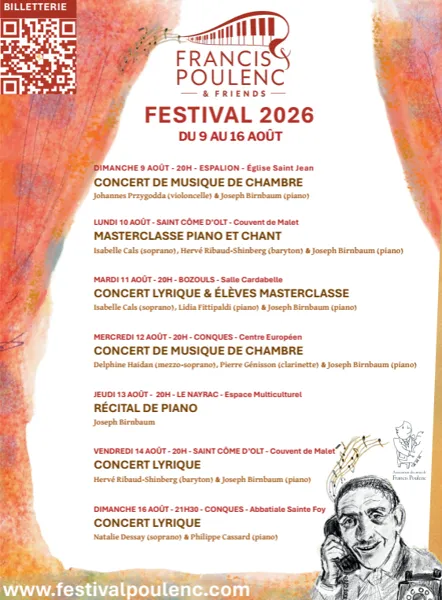Concert Lyrique et Masterclass- Festival F. Poulenc & Friends