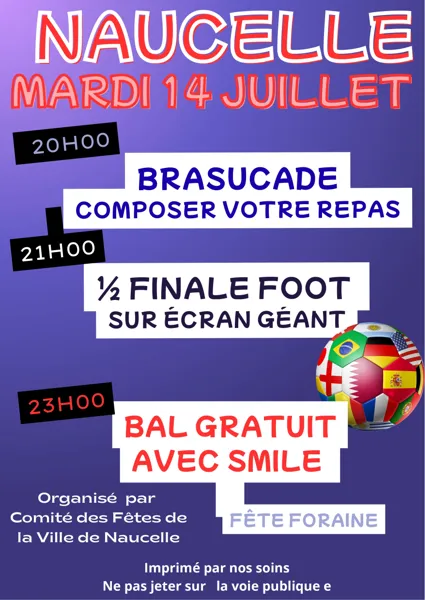 Fêtons le 14 juillet avec Brasucade