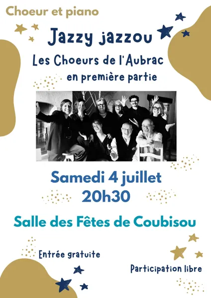 Concert - Jazzy Jazzou et les chœurs de l'Aubrac