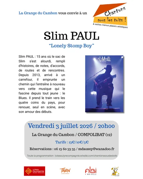 Concert Slim Paul Lonely Stomp Boy