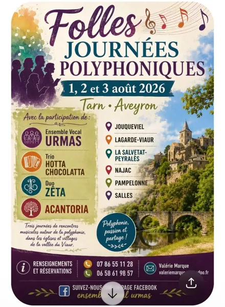 Concert des Folles journées Polyphoniques