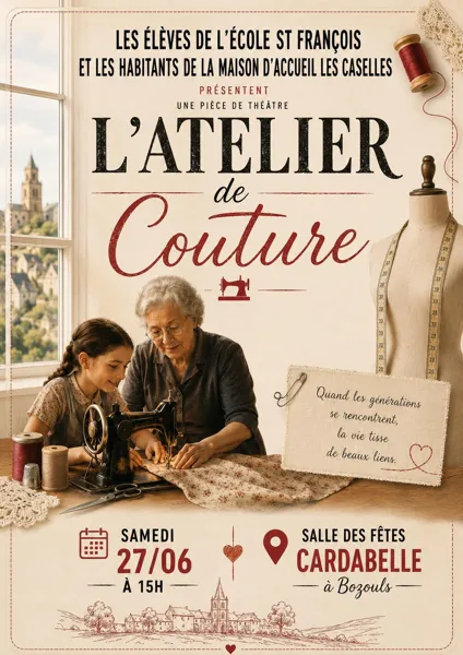 « L'atelier de couture » - Théâtre