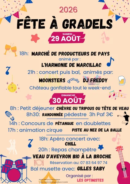 Fête de Gradels 2026