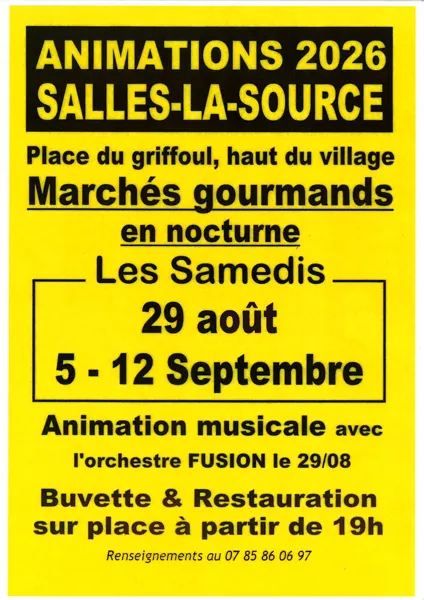 Marchés gourmands en nocturne